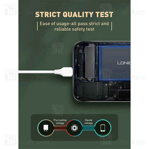 کابل Type C به Type C الدینیو LDNIOLC121-C طول 1 متر توان 65 وات
